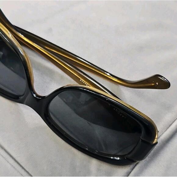 Jean Lafont Vintage Deluxe 103 Black Brown Oval Sunglasses main image 4